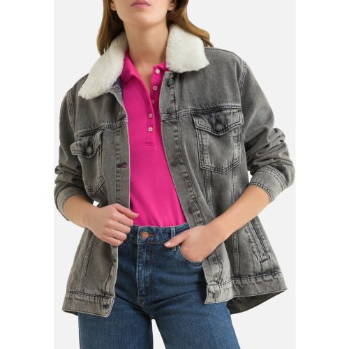 Veste en denim à col en sherpa - Tommy Hilfiger - Modalova