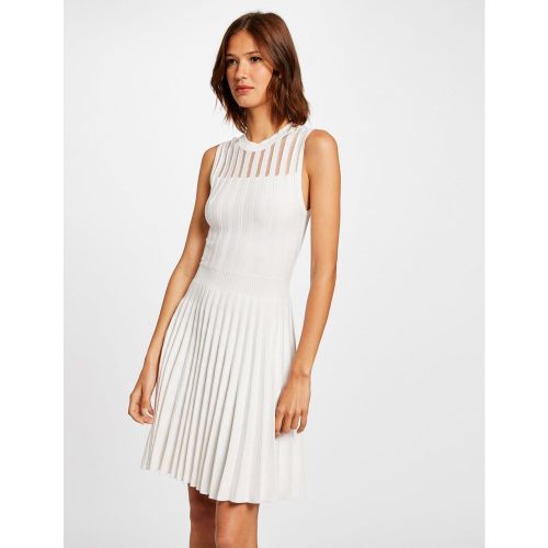 Robe pull évasée avec bas plissé - Morgan - Modalova
