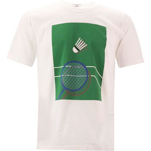 T-shirt coton col rond - SERGE BLANCO - Modalova