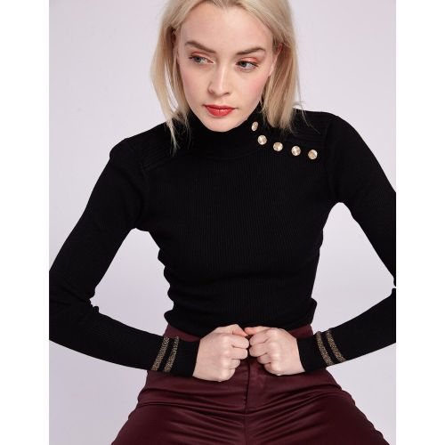Pull manches longues 5 boutons - Morgan - Modalova