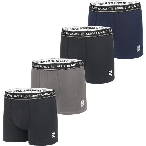Boxers coton Colored Class' Lot de 4 - SERGE BLANCO - Modalova