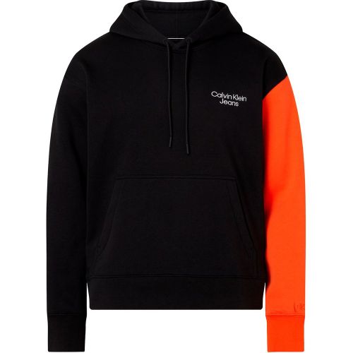 Sweat col à capuche droite - Calvin Klein - Modalova