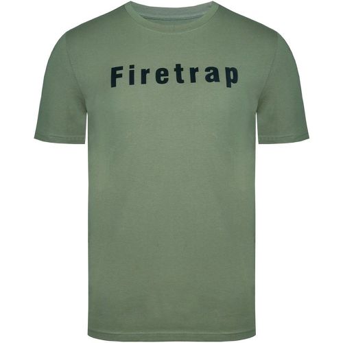 T-shirt manches courtes en coton - Firetrap - Modalova