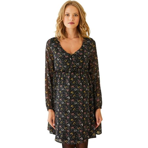 Robe de maternité en crêpe - VERTBAUDET - Modalova