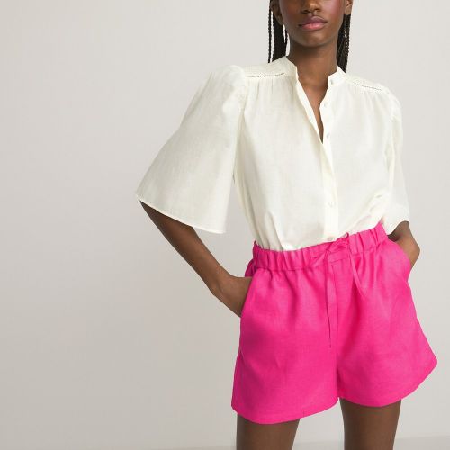 Chemise col mao, manches courtes - LA REDOUTE COLLECTIONS - Modalova