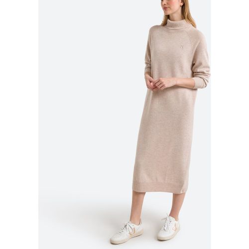 Robe droite mi-longue en maille, manches longues - Tommy Hilfiger - Modalova