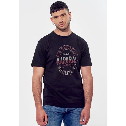 T-shirt régular imprimé en 100% coton Round - KAPORAL - Modalova
