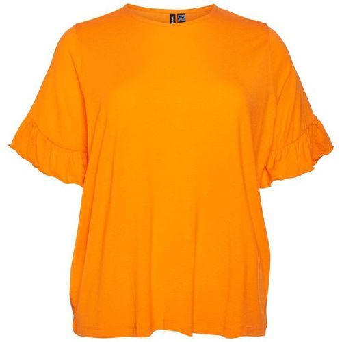 T-Shirt À manches volantées - Vero Moda Curve - Modalova