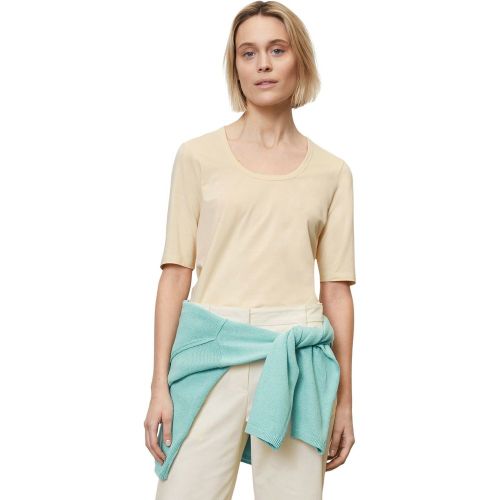 T-shirt slim basique en jersey stretch de coton biologique et modal - Marc O'Polo - Modalova