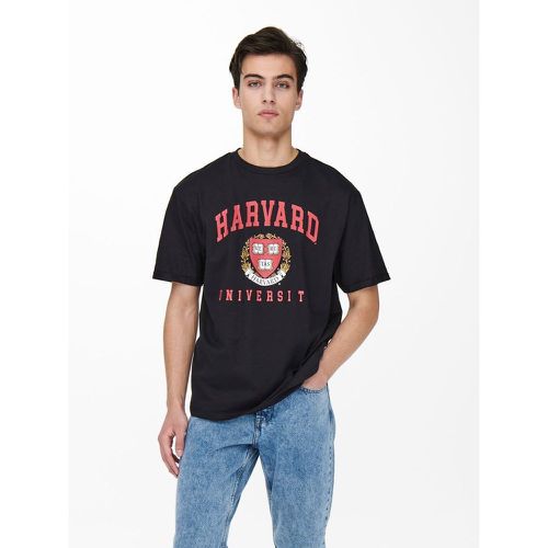 T-Shirt Imprimé Harvard - Only & Sons - Modalova