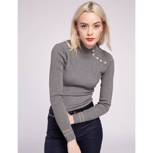 Pull manches longues 5 boutons - Morgan - Modalova