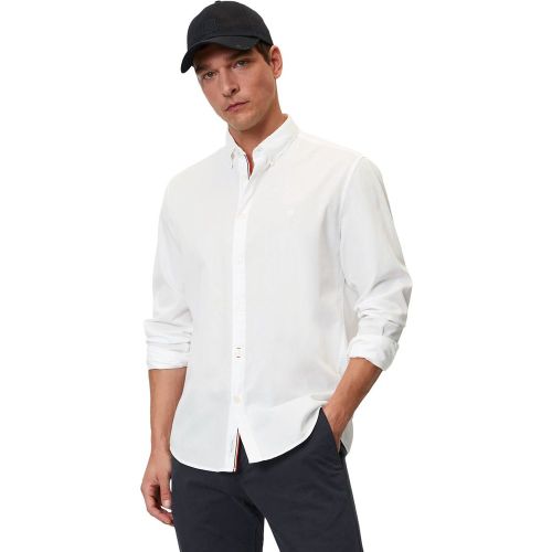 Chemise à manches longues texturée Regular Fit En tissu Bedford - Marc O'Polo - Modalova