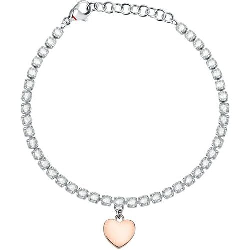 Bracelet en acier, cristaux, émail, ip or rose TENNIS - SECTOR NO LIMITS - Modalova