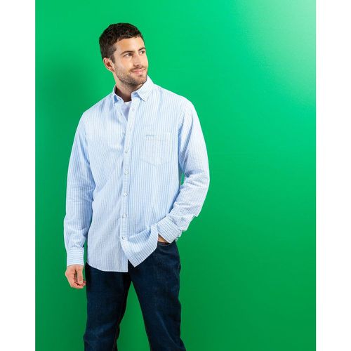 Chemise manches longues regular fit rayures verticales - MISE AU GREEN - Modalova