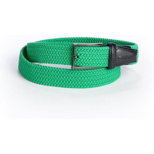 Ceinture tressée unie à boucle - MISE AU GREEN - Modalova