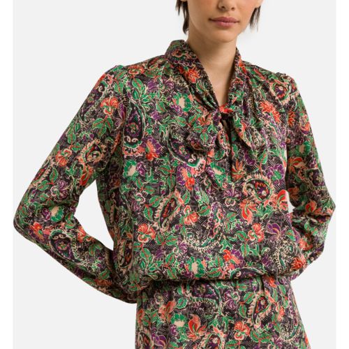 Blouse imprimée à lavallière - IKKS - Modalova