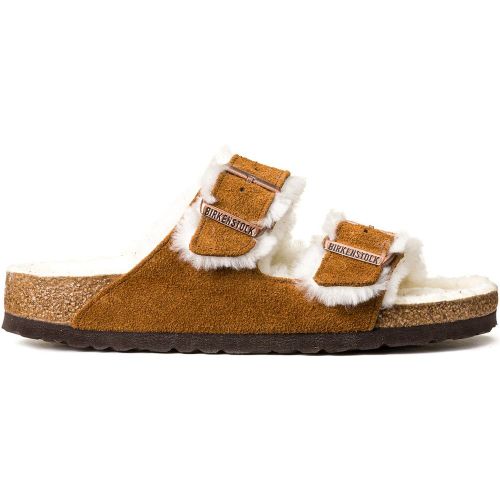 Mules cuir fourrées Arizona Fell - Birkenstock - Modalova