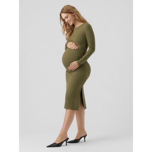 Robe mi-longue de grossesse - MAMA LICIOUS - Modalova