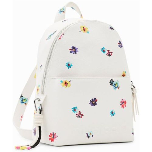 Petit sac à dos fleurs - Desigual - Modalova
