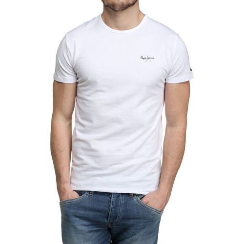 T-shirt col rond stretch Original Basic - Pepe Jeans - Modalova