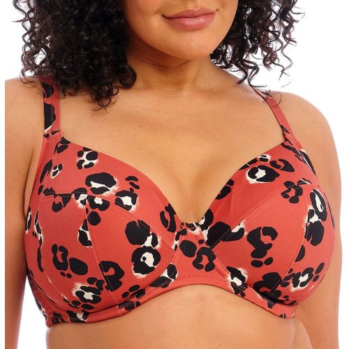 Haut de maillot léopard grande taille Kotiya - ELOMI SWIM - Modalova