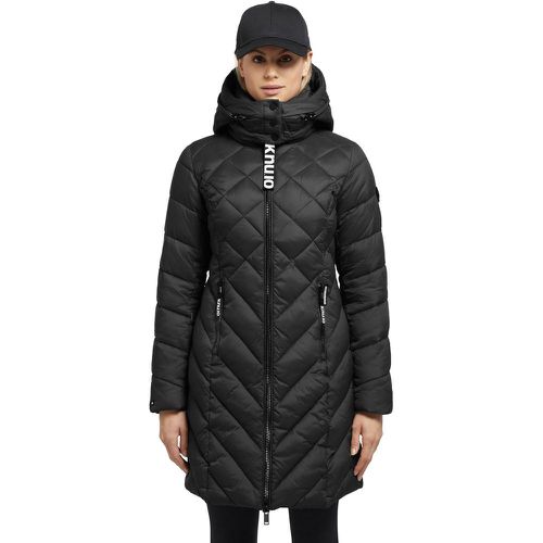 Manteau avec capuche haute et cordon de serrage élastique ANETH - KHUJO - Modalova