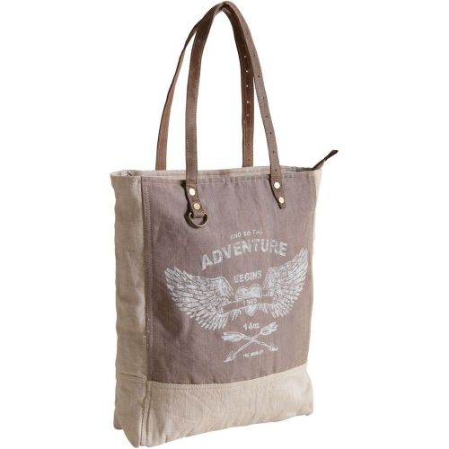 Sac en lin inscription Adventure - AUBRY GASPARD - Modalova