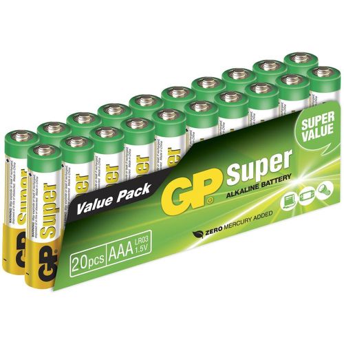 Pile Pack de 20 piles Super Alcaline AAA/LR3 - GPE - Modalova