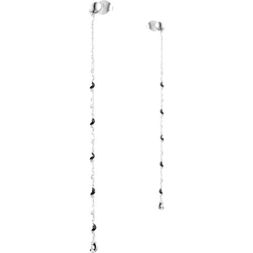 Boucles d'oreilles percées pendantes goutte en argent 925, Onyx, 2.65g - Canyon - Modalova