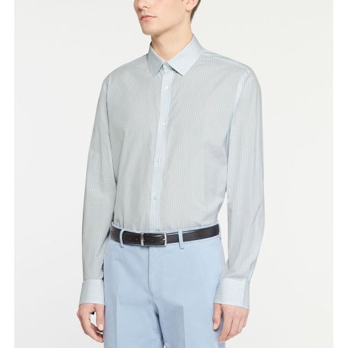 Chemise Jarlin Droite Coton Rayé - COMPTOIR GL - Modalova