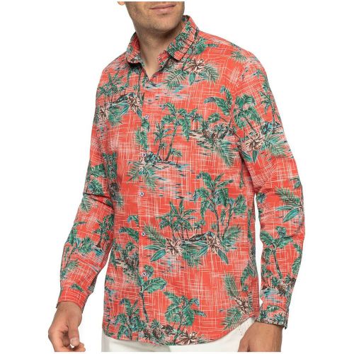 Chemise manches longues à fleurs - SHILTON - Modalova