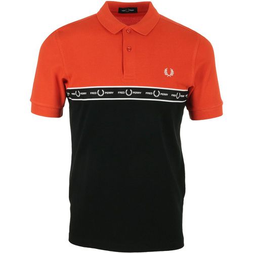Polo Taped Chest Polo Shirt - Fred Perry - Modalova