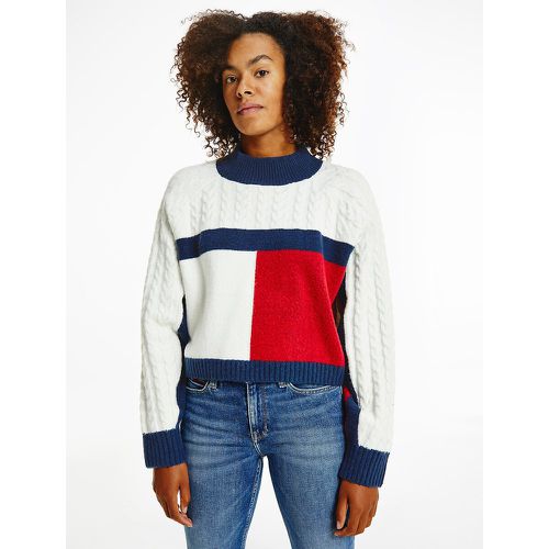 Pull col montant - Tommy Jeans - Modalova