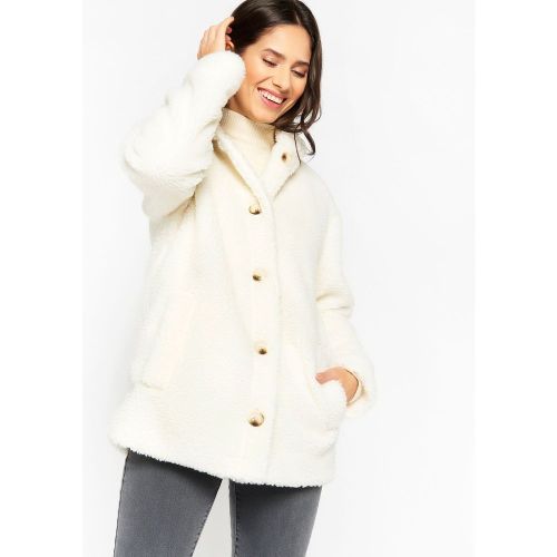 Veste teddy avec capuche - LOLALIZA - Modalova
