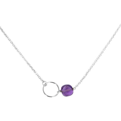 Collier argent 925 améthyste FIDJI - CAROLINE NAJMAN - Modalova