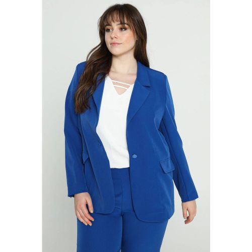 Blazer uni avec bijoux - PROMISS - Modalova