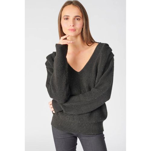 Pull en fine maille, col V - LE TEMPS DES CERISES - Modalova