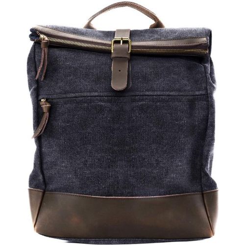 Sac à dos en toile et cuir brut TEKOKOTA - OH MY BAG - Modalova