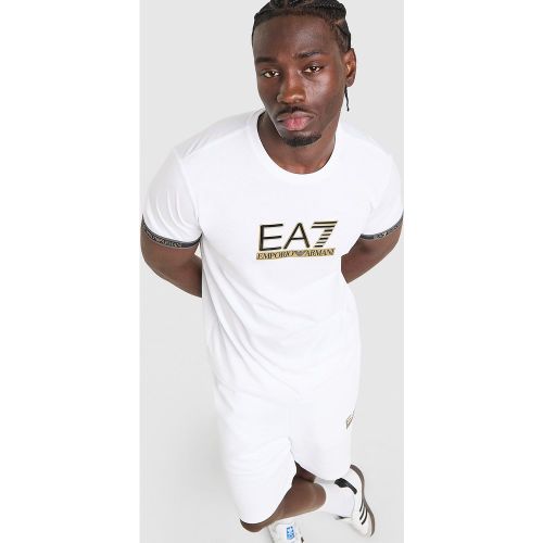 T-shirt Tape Logo - - EA7 Emporio Armani - Modalova