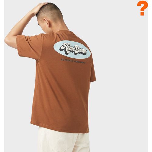 Home Grown Stitcher T-Shirt, Brown - Home Grown - Modalova