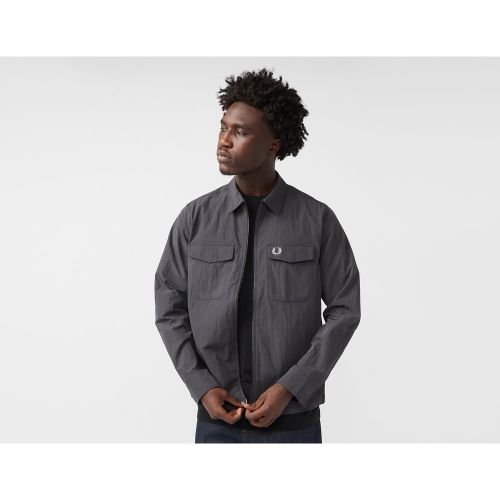 Fred Perry Pocket Overshirt, Grey - Fred Perry - Modalova