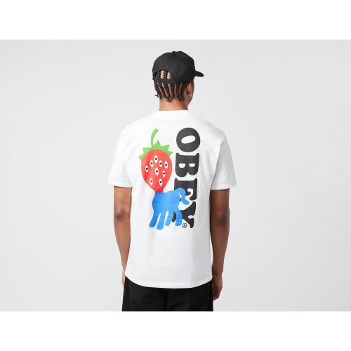 Obey Strawberry T-Shirt, White - Obey - Modalova