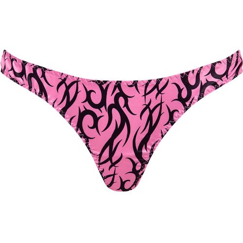 Bluebella BB x Ashley Williams String en Satin De Luxe Imprimé Tatouage - Bluebella - FR - Modalova