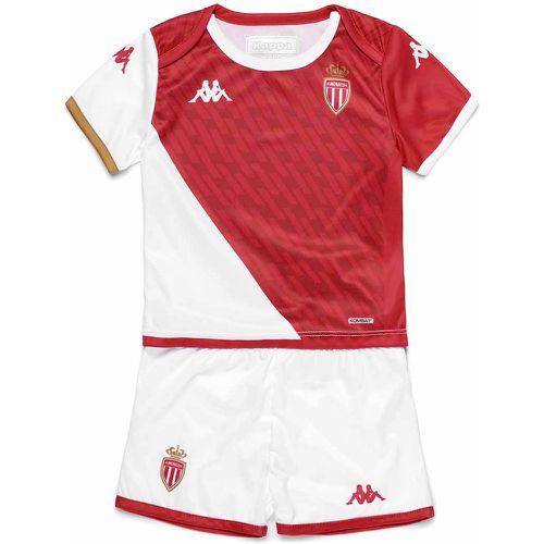 Ensemble Kombat Baby Kit Home AS Monaco 23/24 Rouge Bébé - Kappa - Modalova