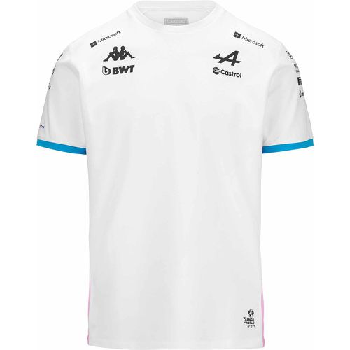 T-Shirt Adiry BWT Alpine F1 Team 2024 Blanc Enfant - Kappa - Modalova