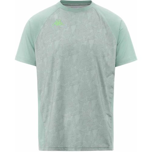T-Shirt Kombat Filo Vert Homme - Kappa - Modalova