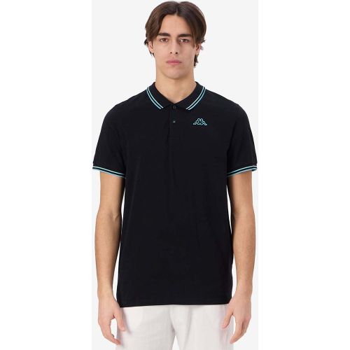 Polo Ezio 2 Noir Homme - Kappa - Modalova