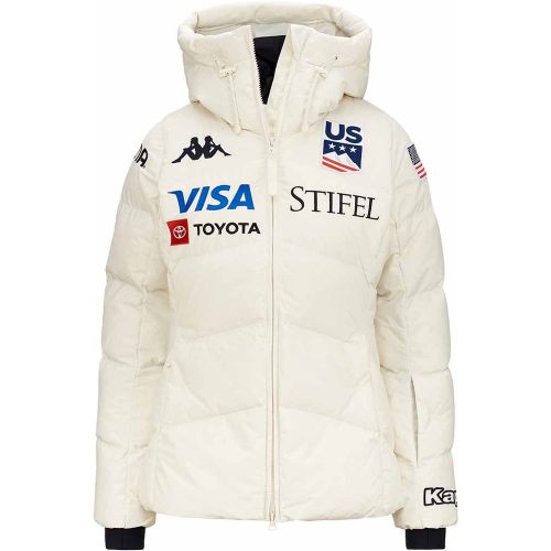 Manteau 6Cento 668 US Ski Team Blanc - Kappa - Modalova