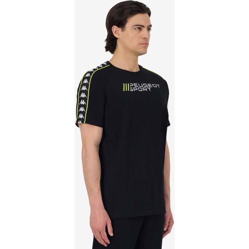 T-Shirt 222 Banda Ran Peugeot Sport 2025 Noir - Kappa - Modalova