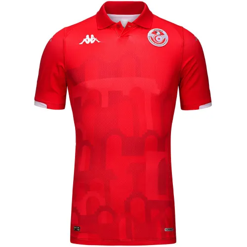 Maillot Kombat Pro Home Tunisie 23/24 Rouge - Kappa - Modalova